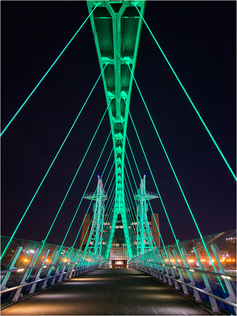 Salford Quays Millenium Bridge
