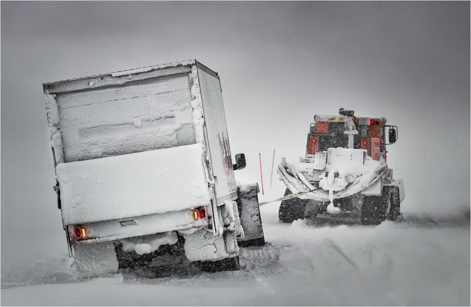 A Tow In The Snow — Score: 16 pts