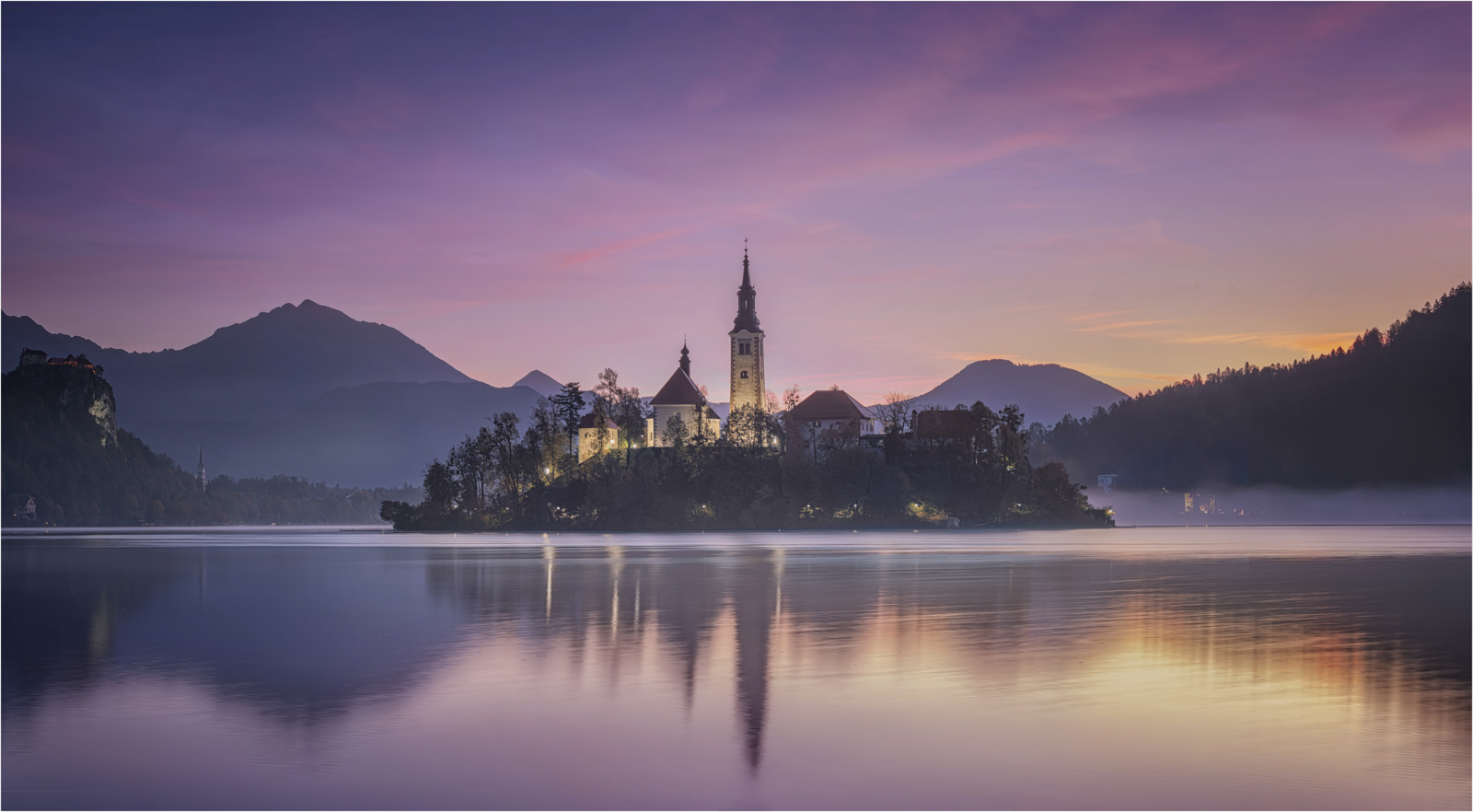 Lake Bled Sunrise — Score: 16 pts