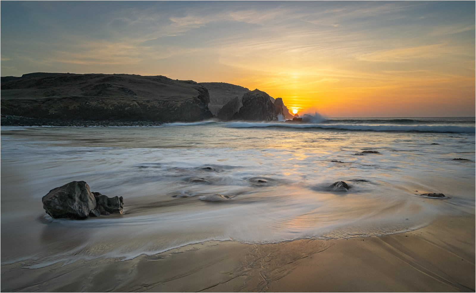 Sunset At Dail Beag Beach — Score: 19 pts