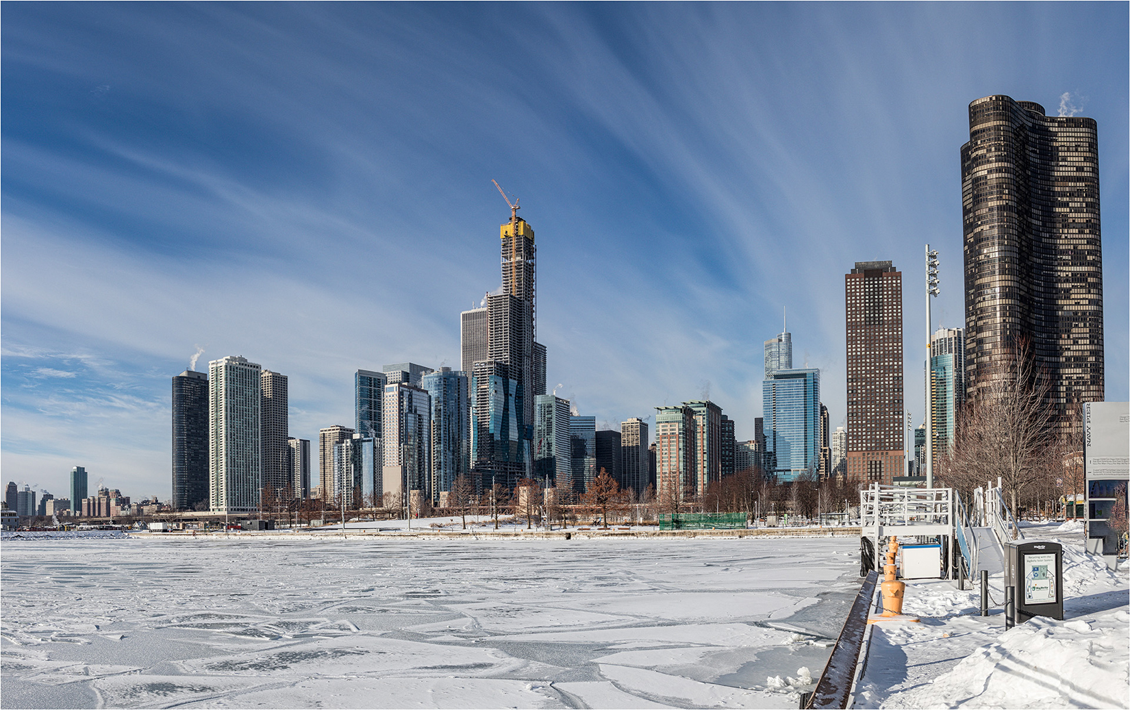 Chicago Skyline from Navy Pier