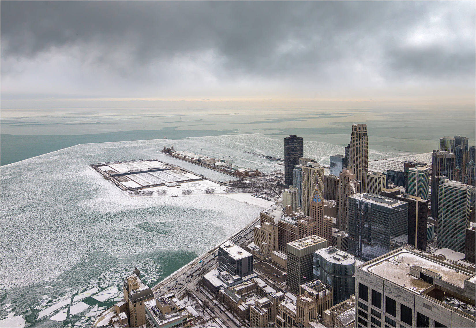Lake Michigan from John Hancock Tower