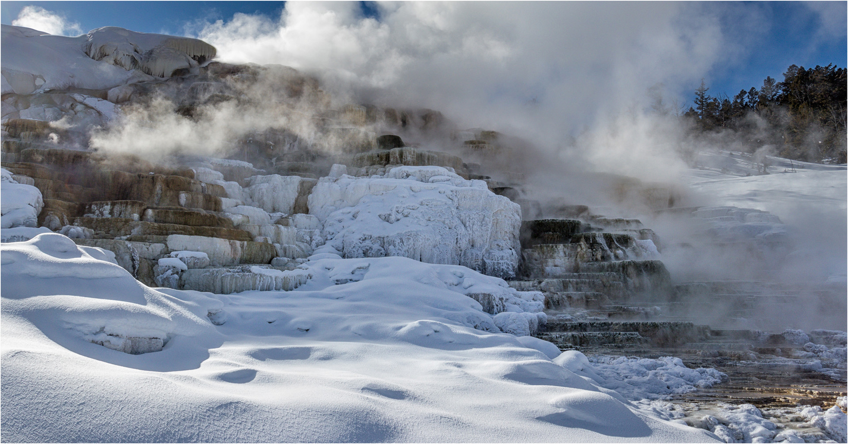 Palette Spring, Mammoth Hot Springs