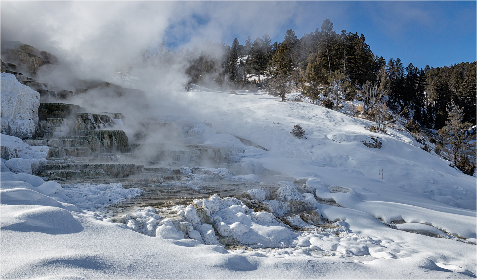 Palette Spring, Mammoth Hot Springs