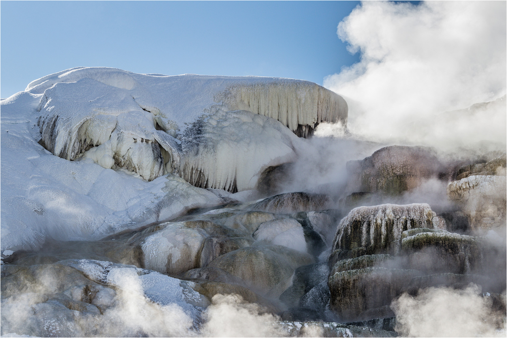 Upper Palette Spring, Mammoth Hot Springs