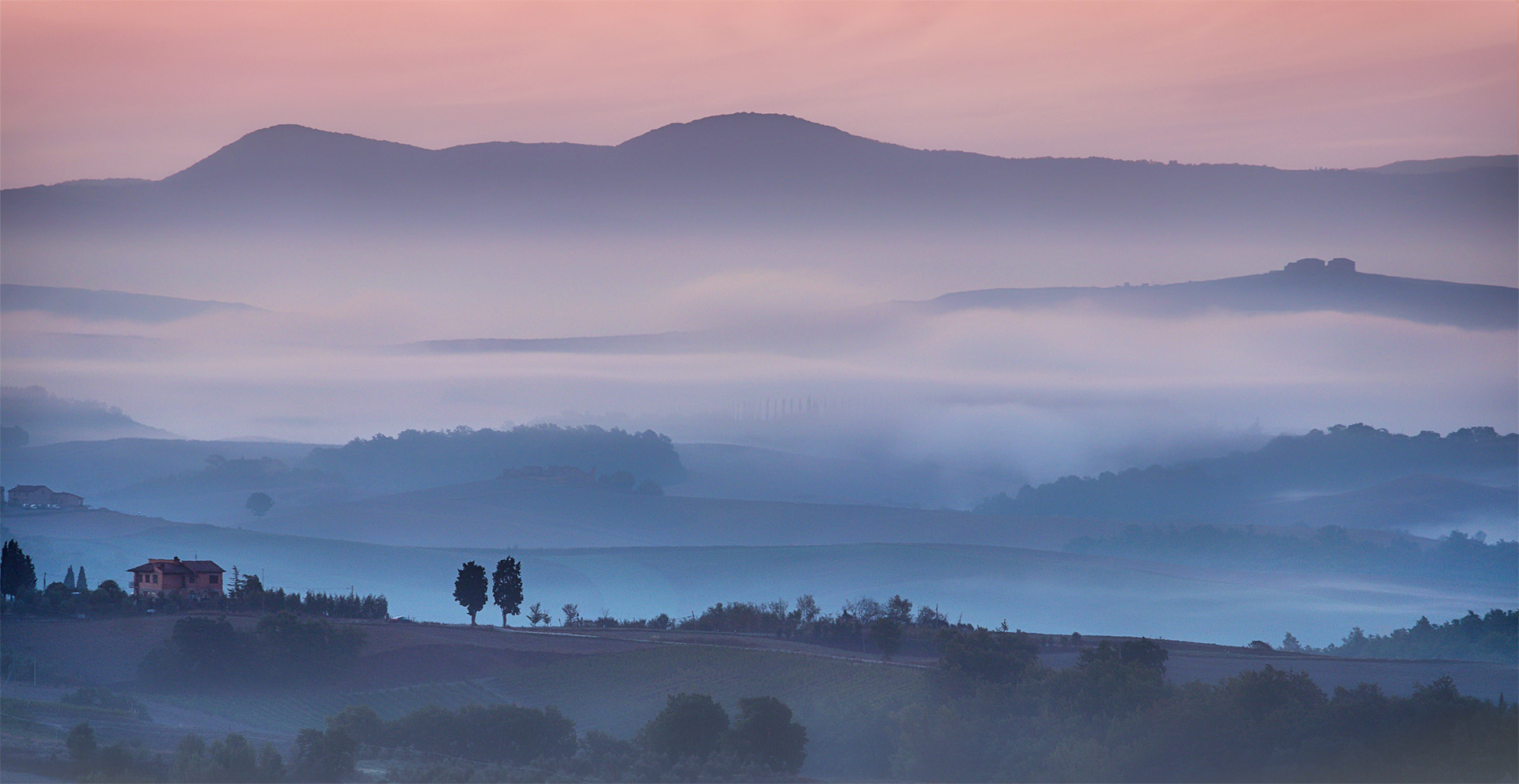 Mists Over The Chianti Region
