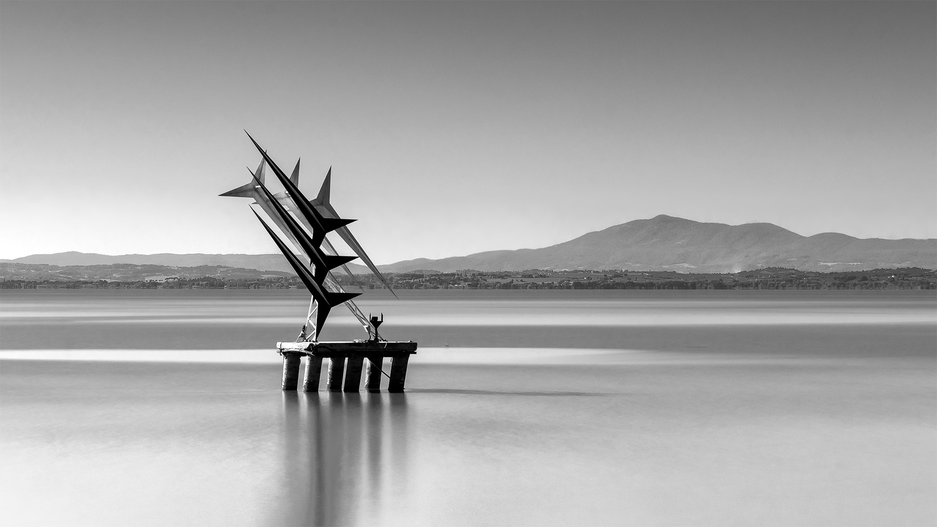 Sculpture in Lake Trasimeno