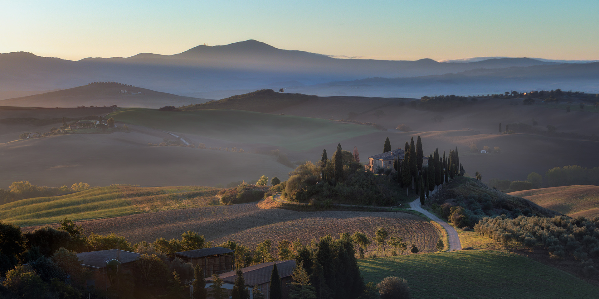 Podere Belvedere at Sunrise