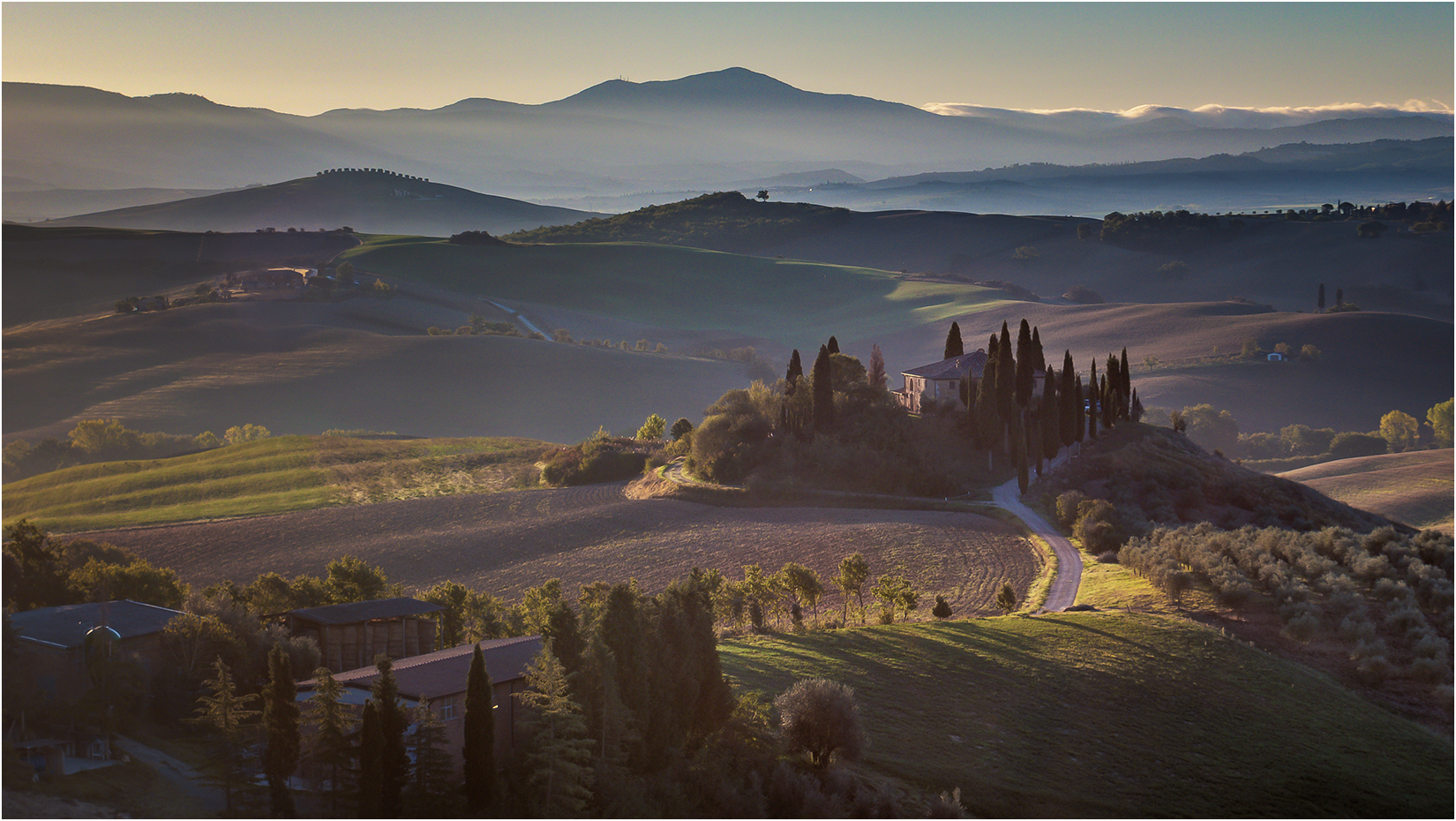 Podere Belvedere at Sunrise