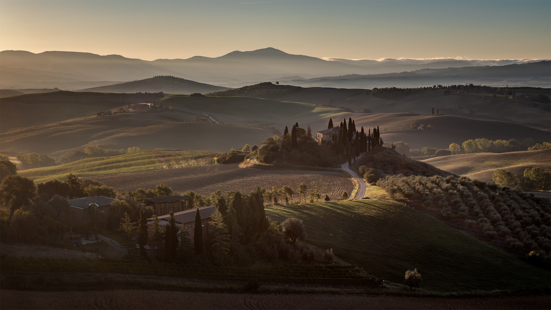 Podere Belvedere at Sunrise