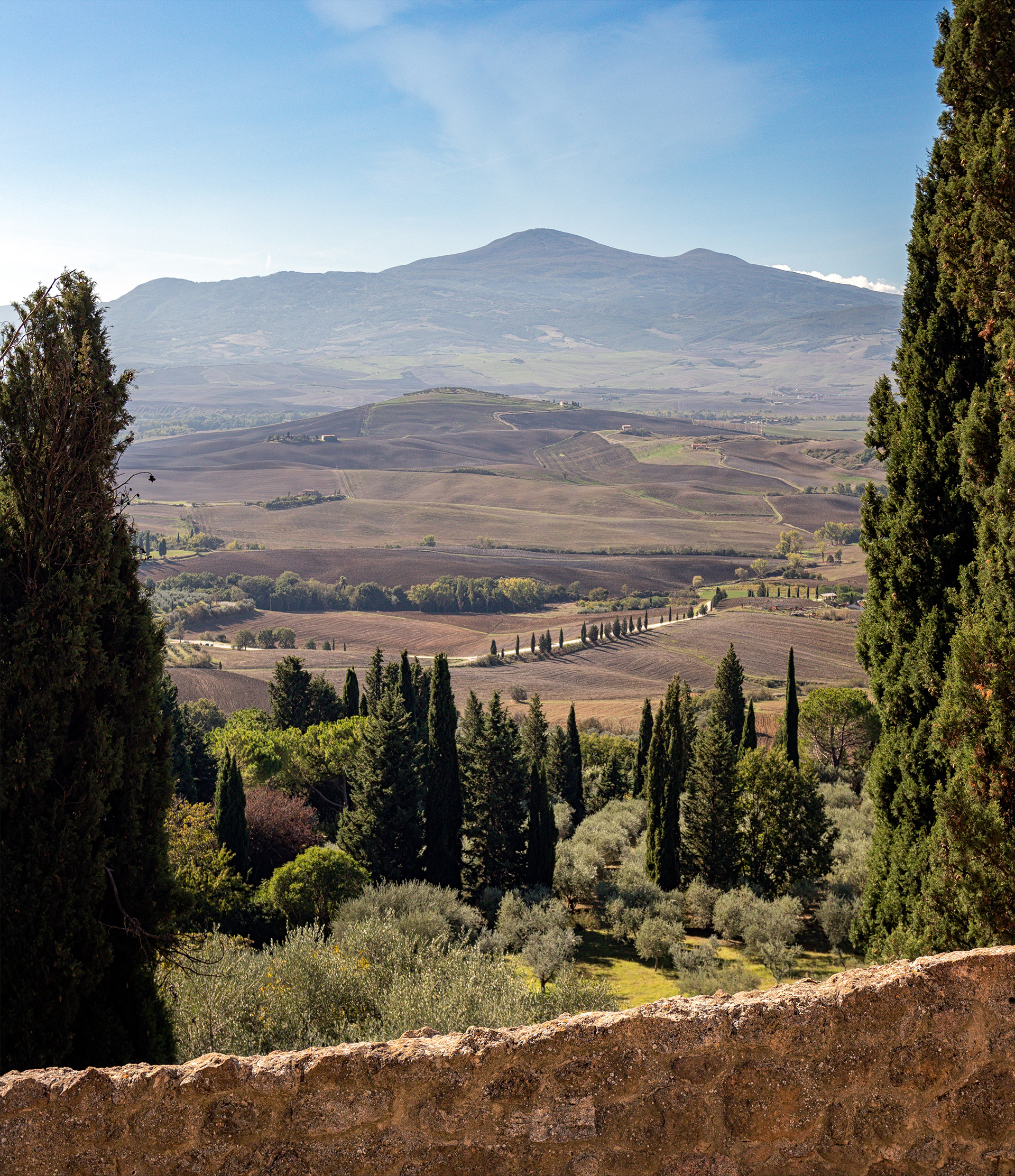 Val D’Orcia from Montepulciano