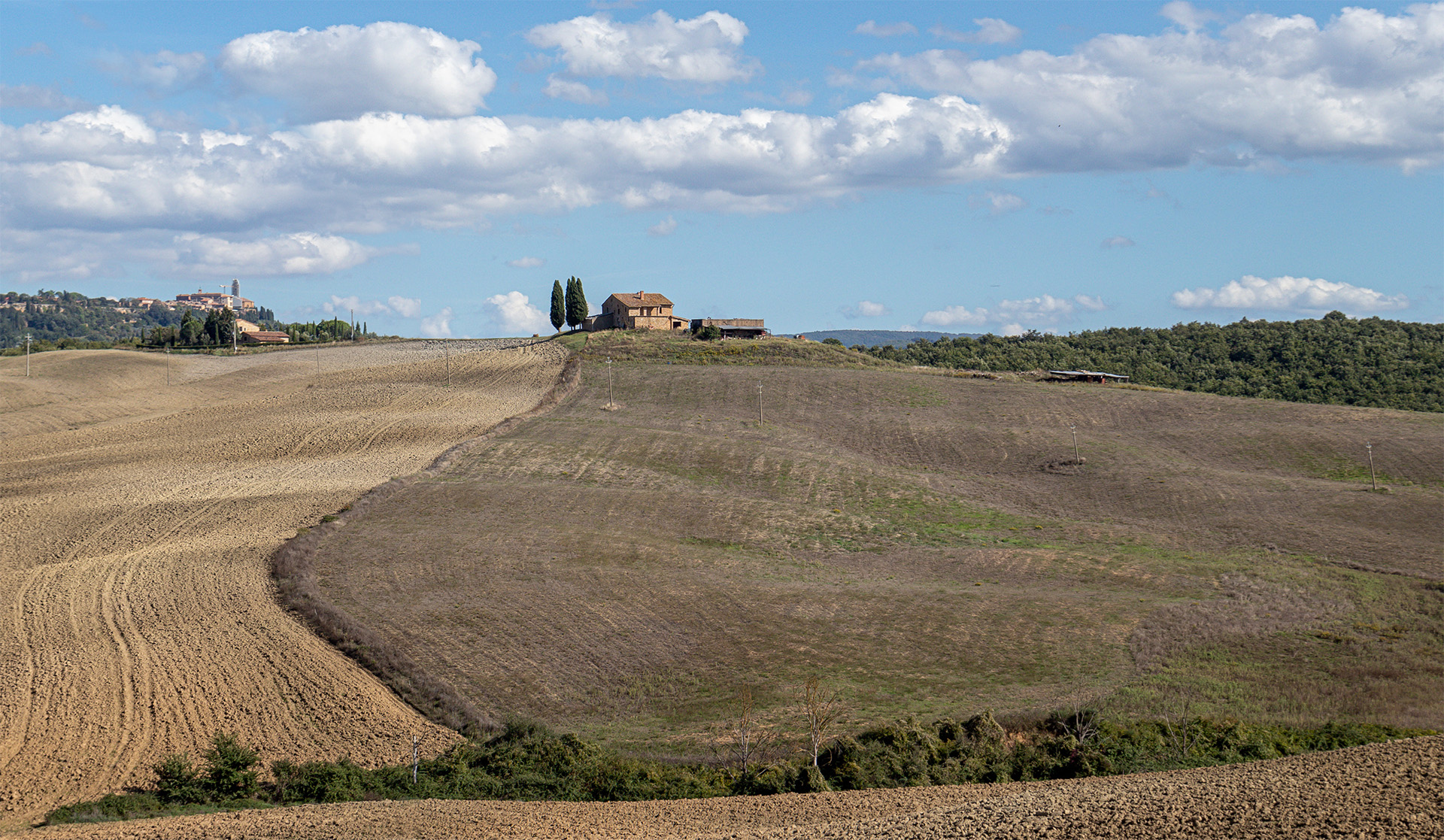 Farmlands in Val D’Orcia
