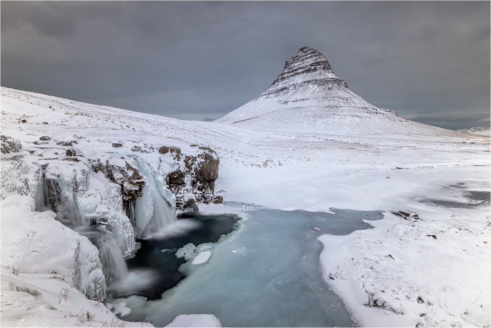 Lower Kirkjufell Waterfall